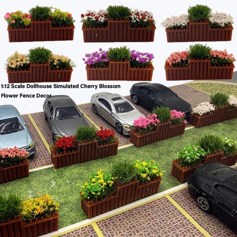 Lifelike Dollhouse Simulated Flowers 10 Colors Garden Lifelike Artificial Flower  Doll House Decor