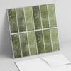 Self-Adhesive Tiles with Graphics for Dining Room PVC Geometric Tile Pattern 9x30x30 Cm