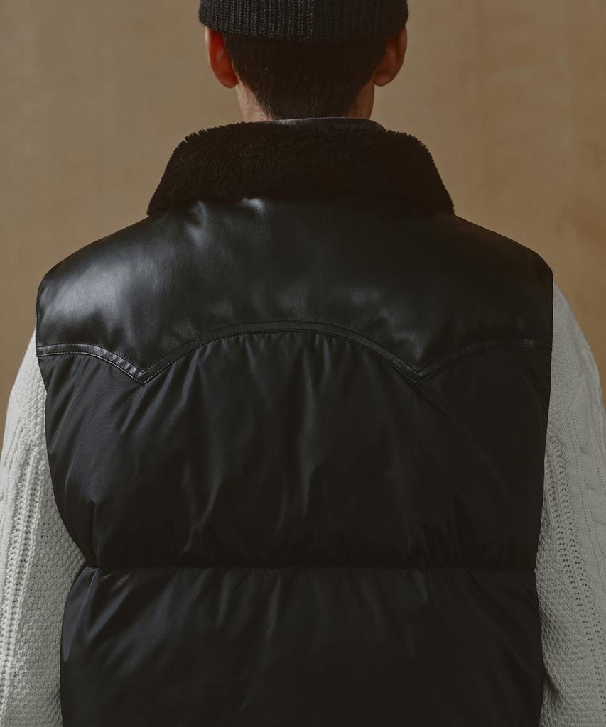 Musinsa Standard Western Padded Vest [Black]