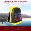 LED Screen Display Backpack Women Men Walking Billboard Travel Laptop Bag Smart Wireless Wifi App Control Advertising Backpacks