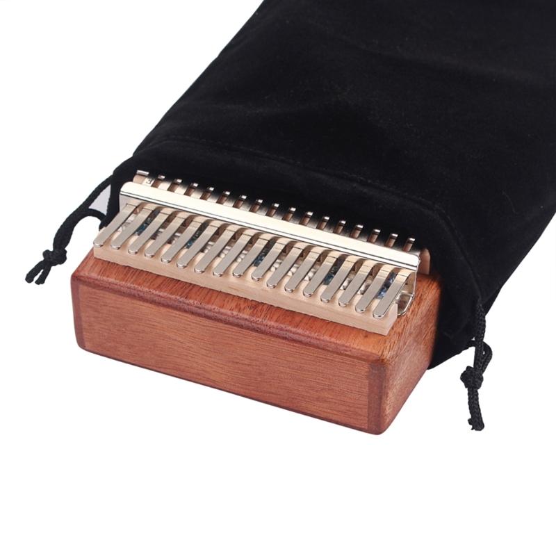 Kalimba 17 Keys Thumb Piano with Study Instruction & Tune Hammer Wood Finger Piano for Kids Adult Beginners Professional