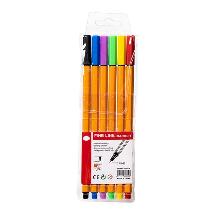

Fine Point Marker Set Smudge Proof Ink 0.4mm Ultra Thin Tip For Technical Drawing Coloring Books Calligraphy