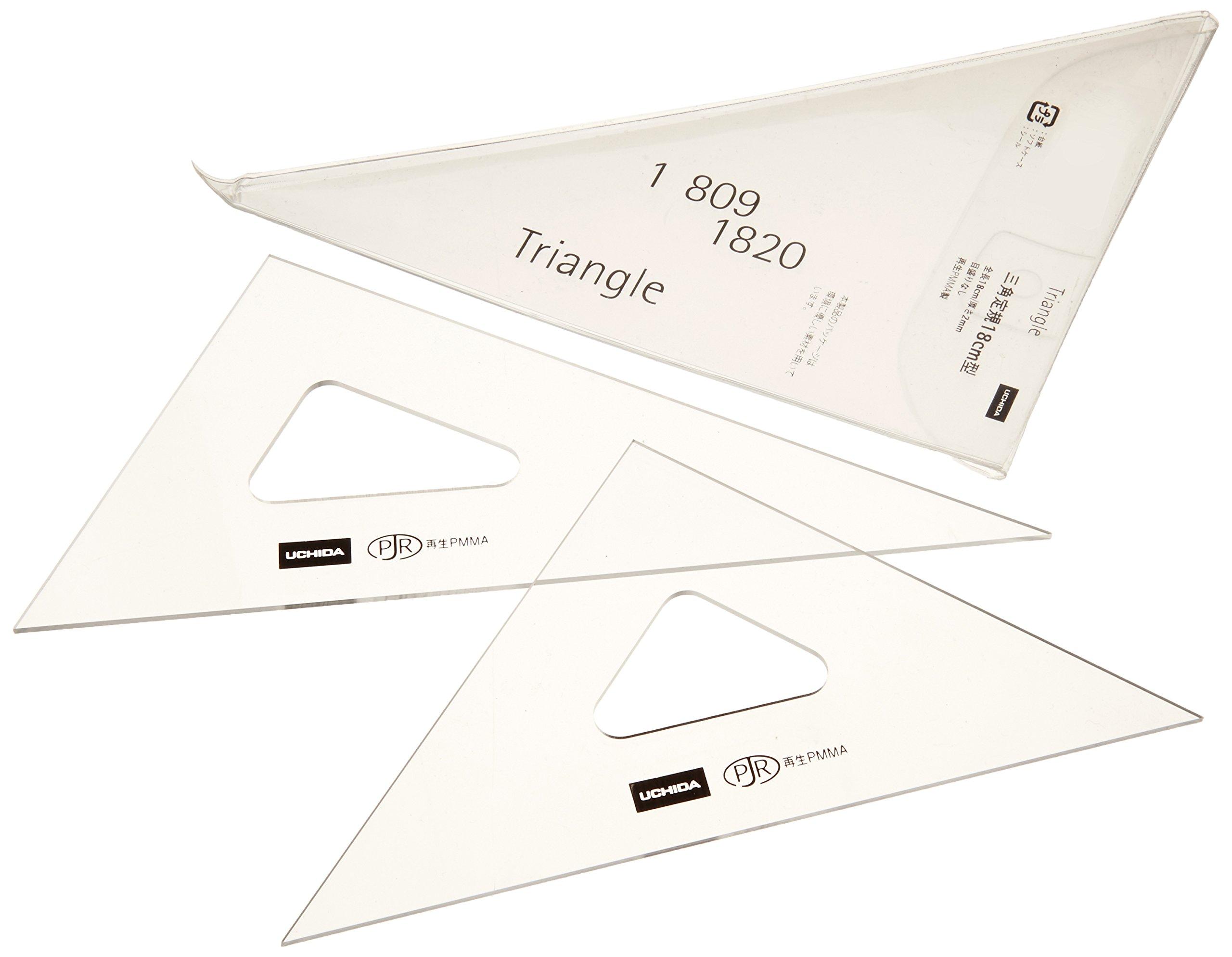 

Uchida Triangular Ruler 18cm x 2mm No Scale 1-809-1820