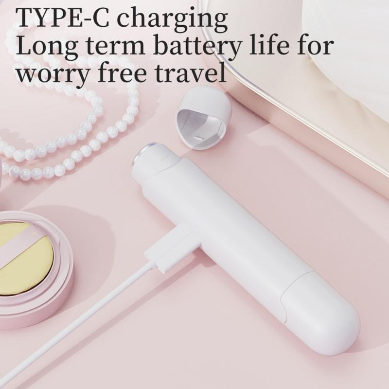 Quiet Motor Personal shavers with Rounded Ceramic Blades for Low Noise Full Body Grooming