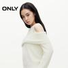 ONLY 2024 Autumn Relaxed Fit Off-Shoulder Knit Sweater