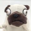 Dog Simulation Animal Model Plush Toy Sand Sculpture Puppy Funny Plush Pug Dog