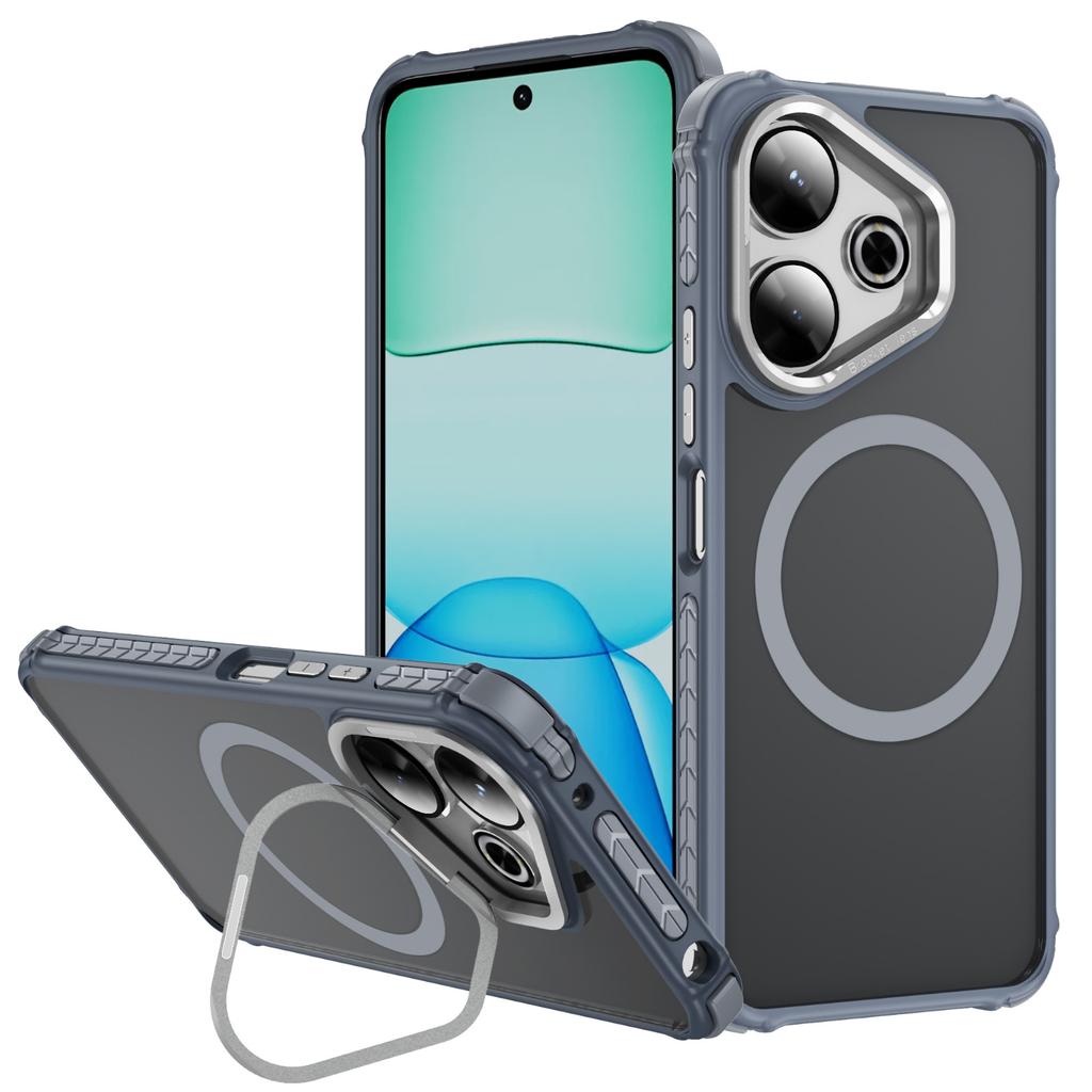 For Redmi Phone Case Magnetic Suction Ultra-thin Anti Drop Heat Dissipation Cool Phone Case Skin Feel Bracket Phone Case