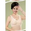 Plus Size Wire Free Front Closure Vest Style Bra For Middle Aged Women