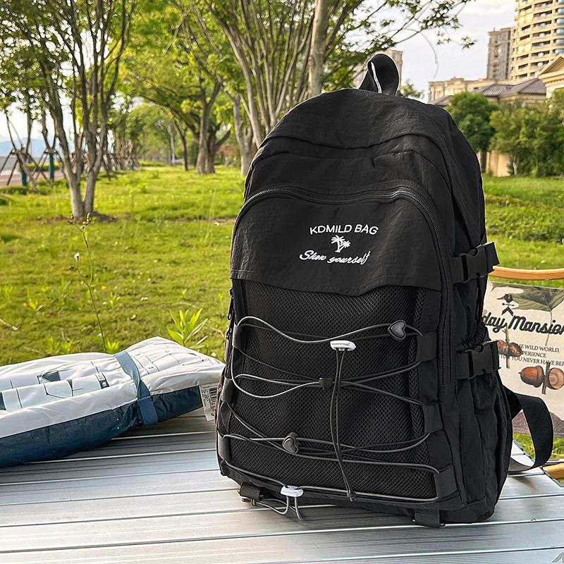 

Korean Version of Ins High Value High Capacity High School Students Outdoor Mountaineering Backpack Backpack. .