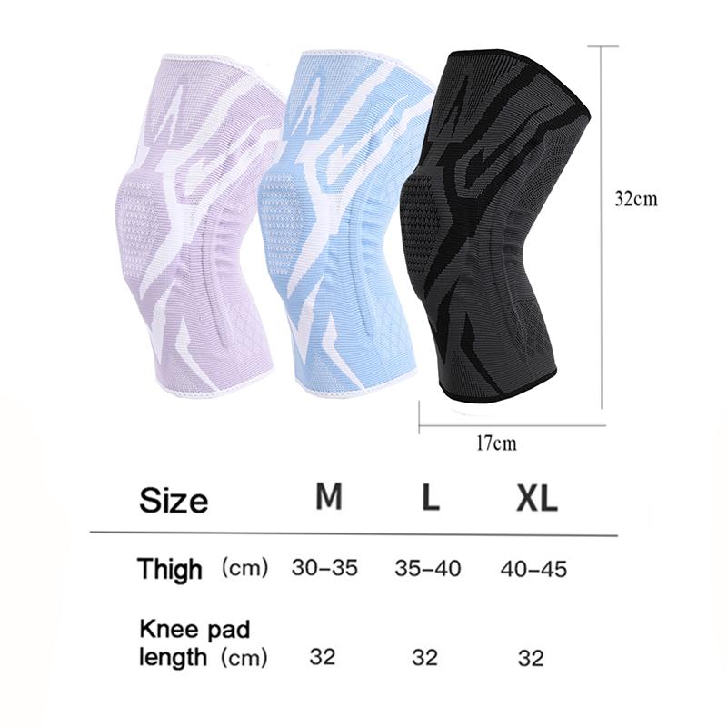 1Pc Knee Brace With Patella Gel Pads And Side Stabilizers For Pain Relief Arthritis Meniscus Tear Acl Mcl Injury Recovery