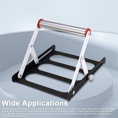 Multifunctional Cutting Machine Material Rack 55-135mm Height Adjustable Tripod Auxiliary Support Bracket Foldable Bracket Frame