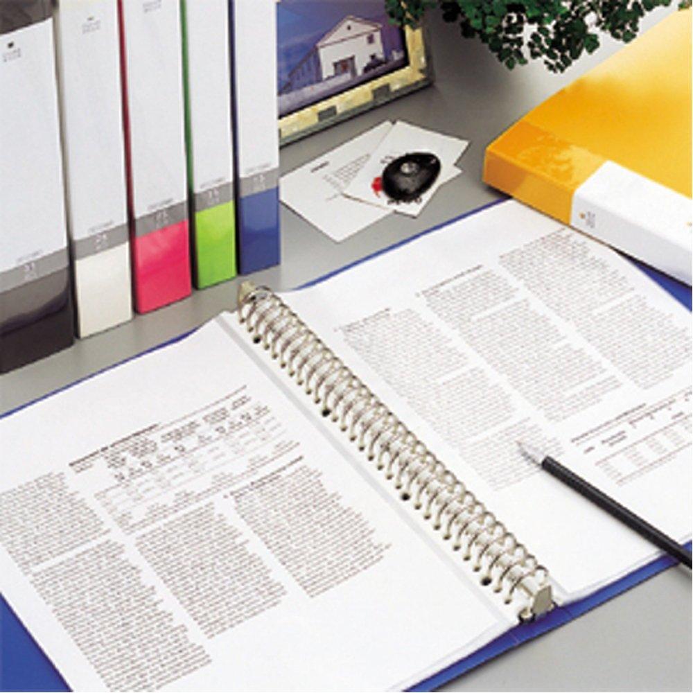 LIHIT LAB File Clear 30 35 314 x 275 x 50 Book, Replaceable, A4, holes, pockets, Blue, mm, G3803-8
