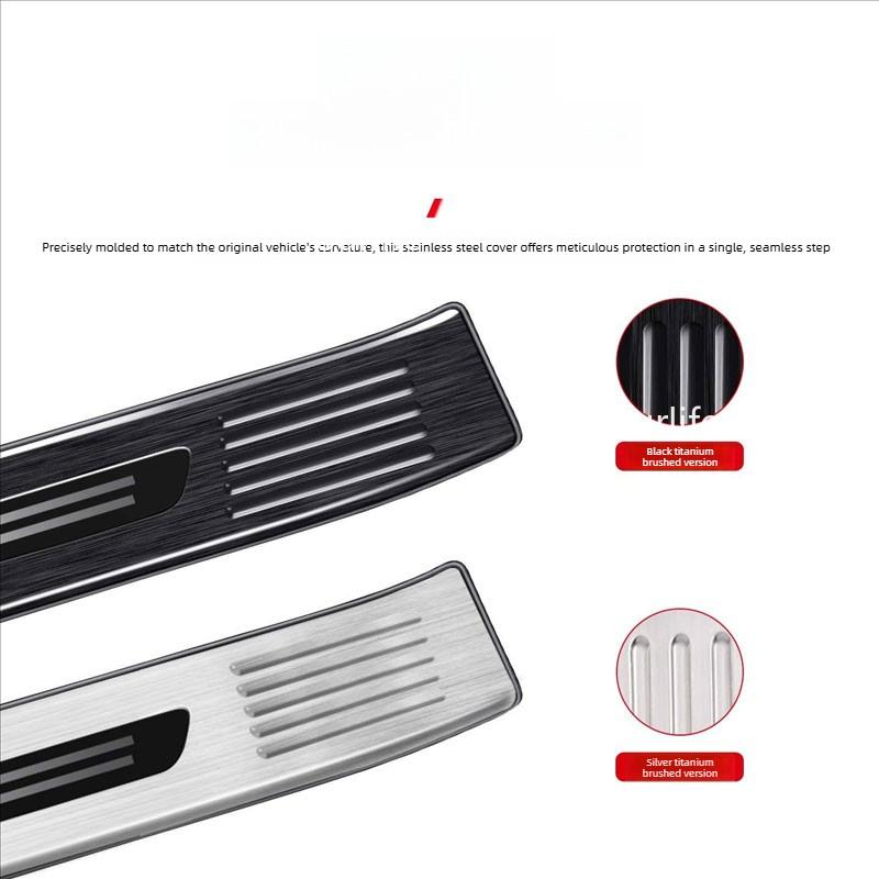 For BYD Sealion 5 DMI 2026 2025 Car Threshold Protection Sticker stainless steel Welcome Pedal Song Pro Dmi Accessories