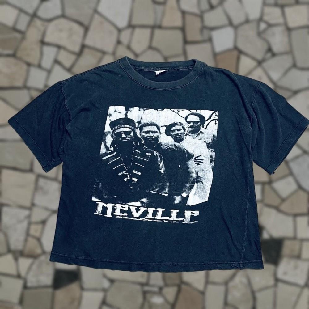 

The Neville Brothers band 90s Vtg Basic Black Remake T shirt Unisex NH27777 Unisex T-Shirt XXL