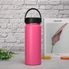 18oz Stainless Steel Space Kettle Handle Lid Thermos Bottle Outdoor Sports Kettle Double-layer Vacuum Bottle Thermos Cup