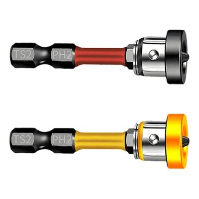 Alloy Steel Magnetic Screwdriver Bit 6.35mm Hexagonal Shank Waterproof Construction For Heavy Applications