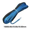 Synthetic Towing Rope 7700LBs Car Wash Maintenance String 15M Synthetic Winch Rope Line Recovery Cable for 4WD ATV UTV
