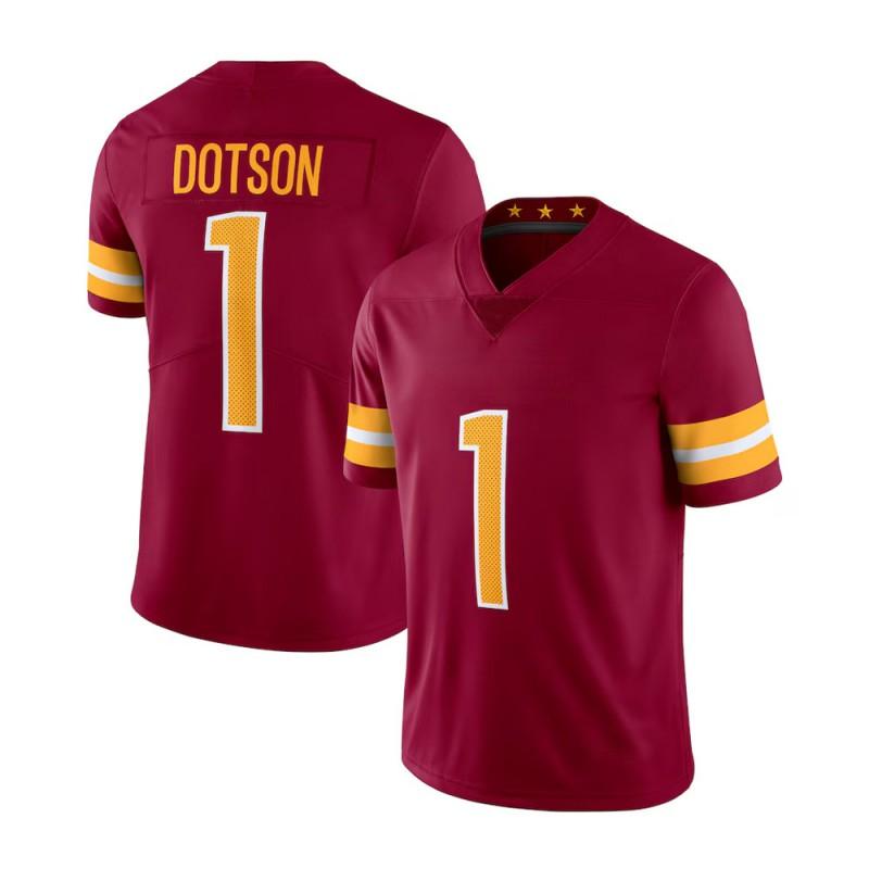 Washington Commanders Football Jersey Jayden Daniels Terry McLaurin NFL Game Men S-XXXL