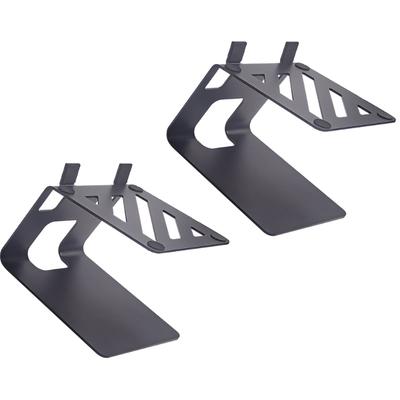 Metal Desktop Speaker Stand 22lbs Capacity Studio Monitors Support Vibration Dampening Design Bookshelf Speaker Rack