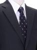 Colorata Red Panda Necktie X Navy Fine Pattern Silk Jacquard Animal Gift Present [COLORATA] (145 8.5cm / / / 100% / Weave)
