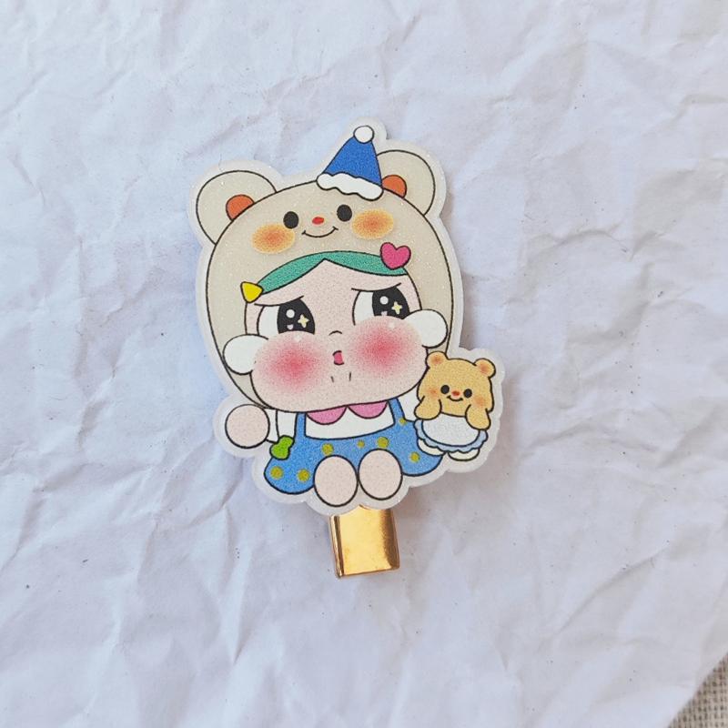 

Милые заколки для волос Crybaby в слепой коробке, зажим-уточка, женские заколки для волос, заколки для боковых прядей, аксессуары для волос