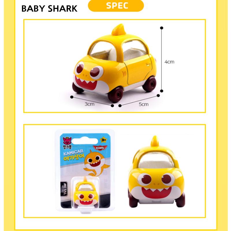 Pinkfong Babyshark Mini Metal Car Pinkfong Daddy Mommy Baby William