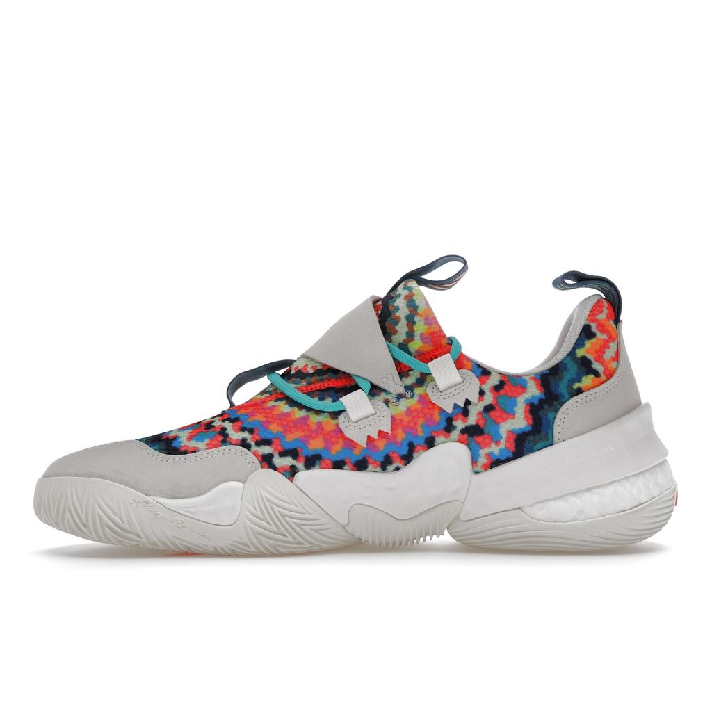 Adidas Trae Young 1 Tie-Dye Unisex Sneakers Multi-Color Chalk-White Mint-Rush GY0295