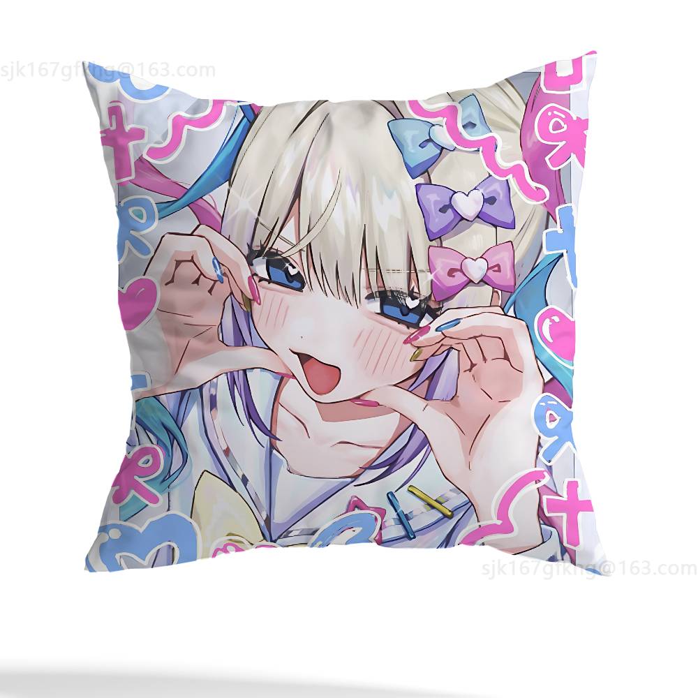 NEEDY GIRL OVERDOSE KAnge Pillowcase Casual Style Decoration, Suitable for Home Decoration (excluding Pillow Core)