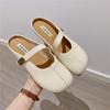 Mary Jane Shoes Soft Sole Not Tired Feet Women's Shoes Bag Head Half Slippers Women's Summer Wear New with Skirt Lazy Sandals