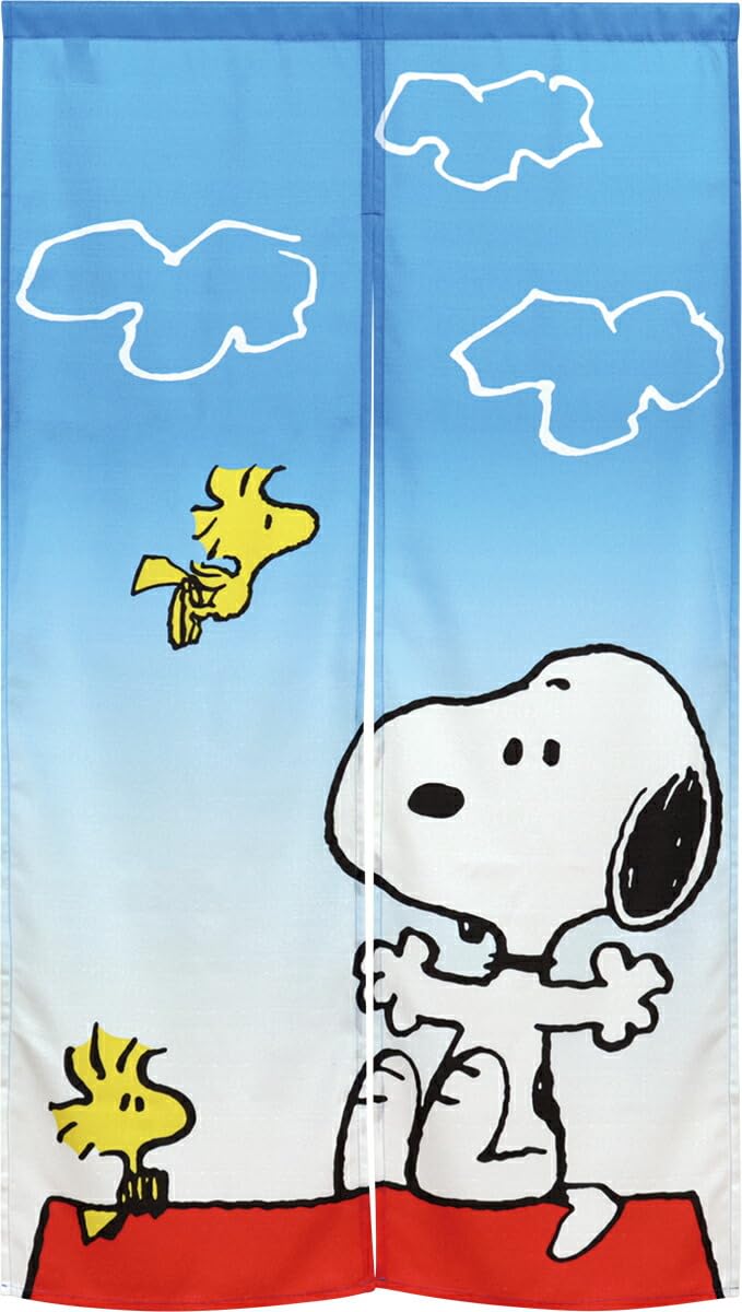 

Noren Kobo Snoopy Интерьер Woodstock PEANUTS Noren Ширина 85 см x Длина Одна солнечная комната 27160 Товары, Товары, Занавеска, 150 см, Полностью прошитая, День, Занавеска,