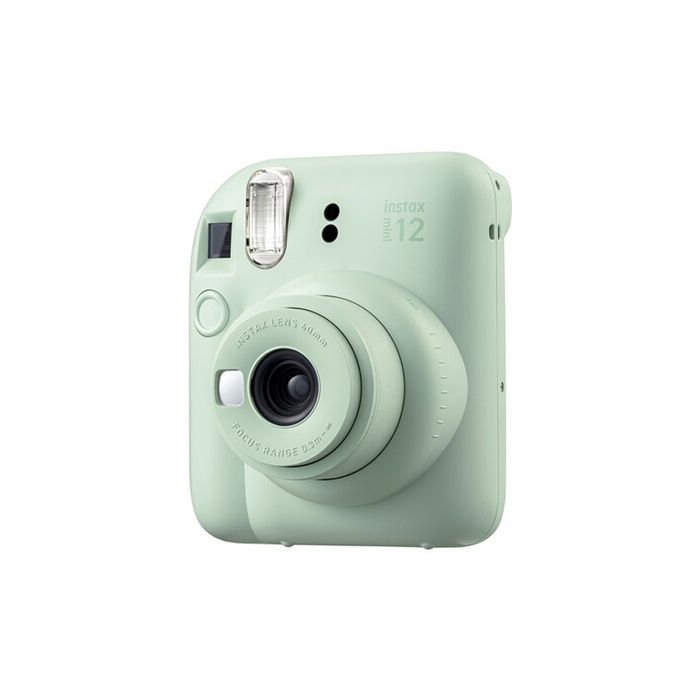 Direktekamera - Fujifilm - Instax Mini 12 - Mintgrønn - Innebygd blits - Selfiespeil