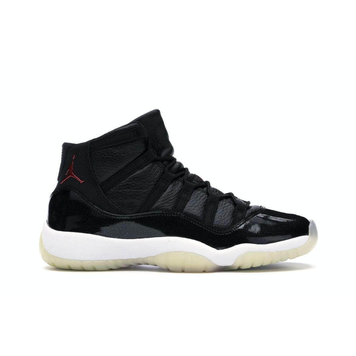 

Детские кроссовки Air Jordan 11 GS 72-10 Black Black-Varsity-Red 378038-002