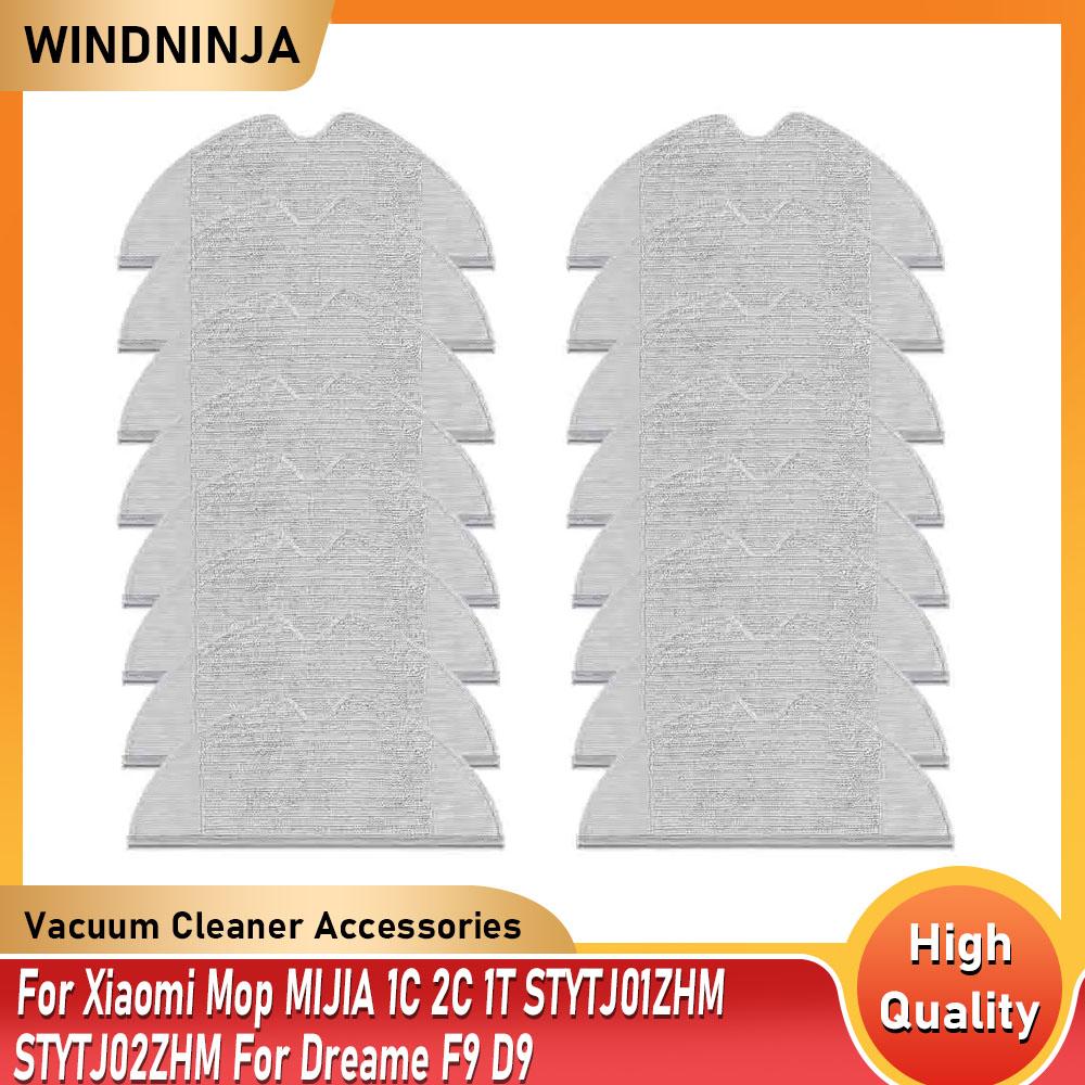Washable Mop Cloth For Xiaomi Mop MIJIA 1C 2C 1T STYTJ01ZHM STYTJ02ZHM Robot Vacuum For Dreame F9 D9 Wipes Rags Parts