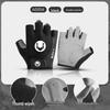 Breathable Anti-Slip Half-Finger Cycling & Running Gloves - Shock Absorbing Summer Sport Gear