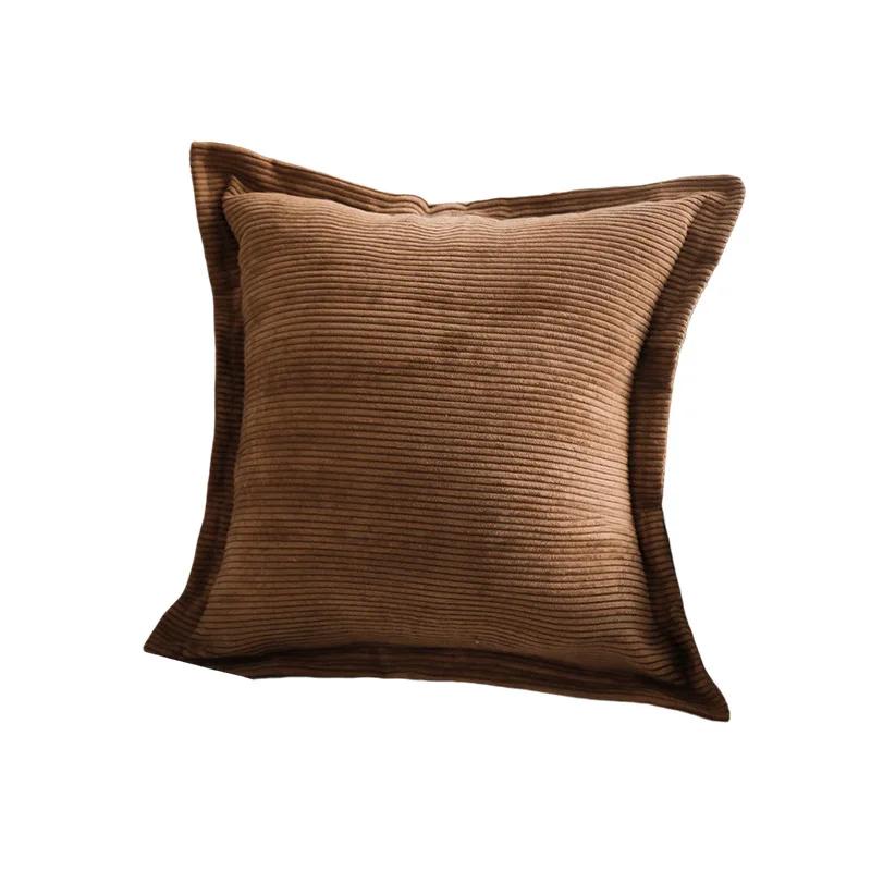 Funda de Cojín Decorativo para Sofá Moderno 30x50/45x45/50x50cm Funda de Cojín para Sofá Rayas Color Sólido Sin Relleno