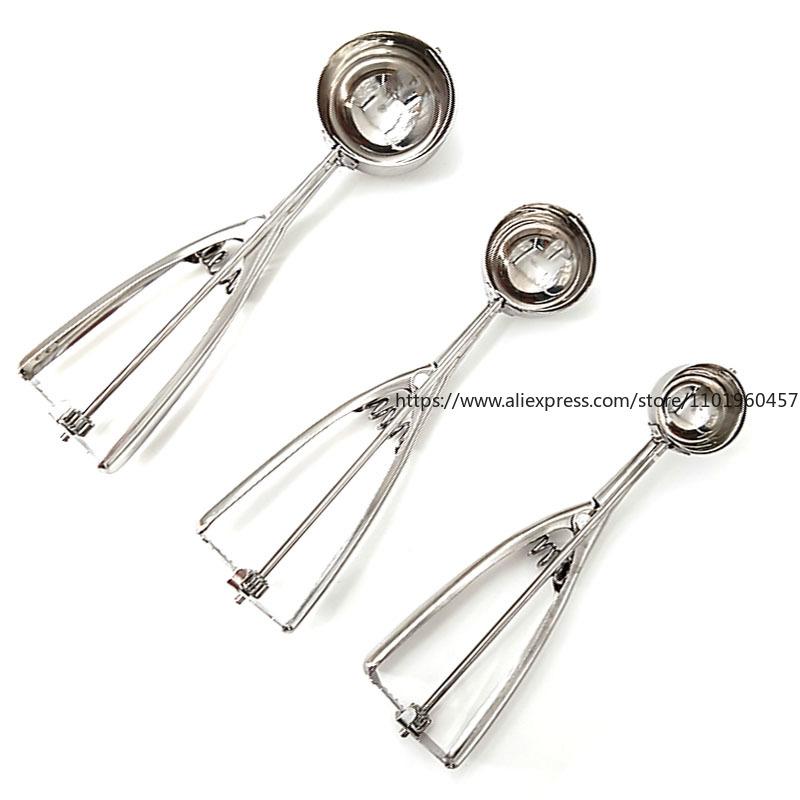 Simple Stainless Steel Digging Spoon Ice Cream Spoon Haagen Dazs Ice Cream Scoop Fruit Scoop Household Kitchen Tools