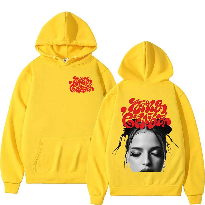 Singer Nina Chuba Tour  Album Cover Hoody Men Women Fashion Harajuku Pullover Sweatshirt Y2K Hip Hop Oversized Fleece Hoodie