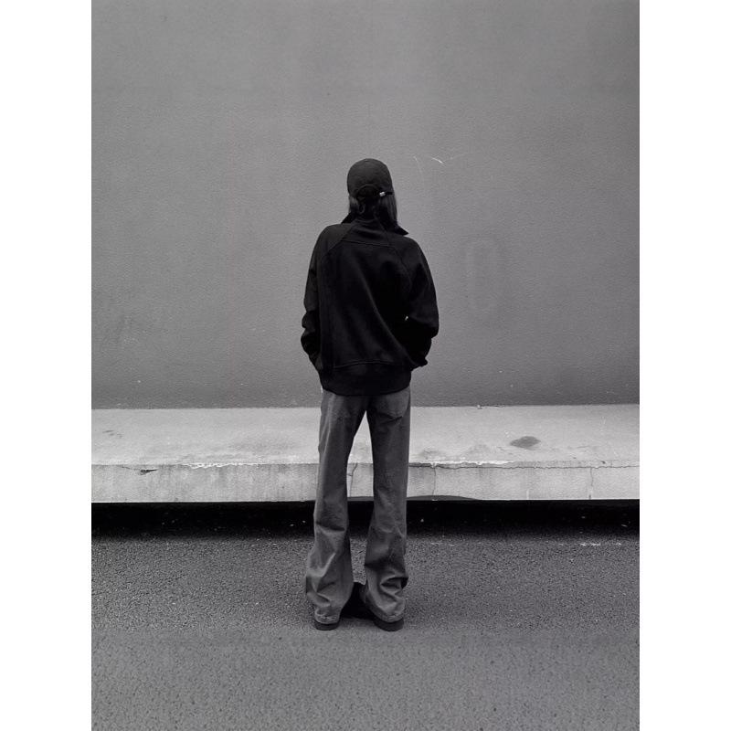 Unisex Hochwertige Reißverschluss-Strickjacke für Frühling/Herbst – Lockere Passform, Vielseitiges Oberteil