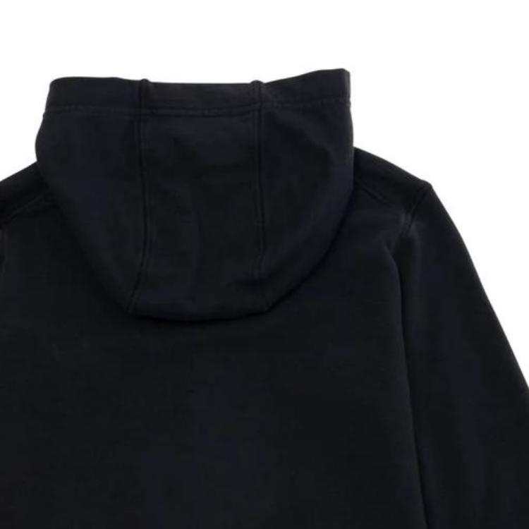 STONE ISLAND Hoodie With Logo Patch Long Sleeve Black Kids Hoodies K1S1661000-12S0040-V0029
