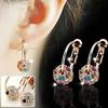 Fashion Earrings, Ear Jewelry, Colored Diamond Ball Beads Earrings, Women Ear Party Jewelry