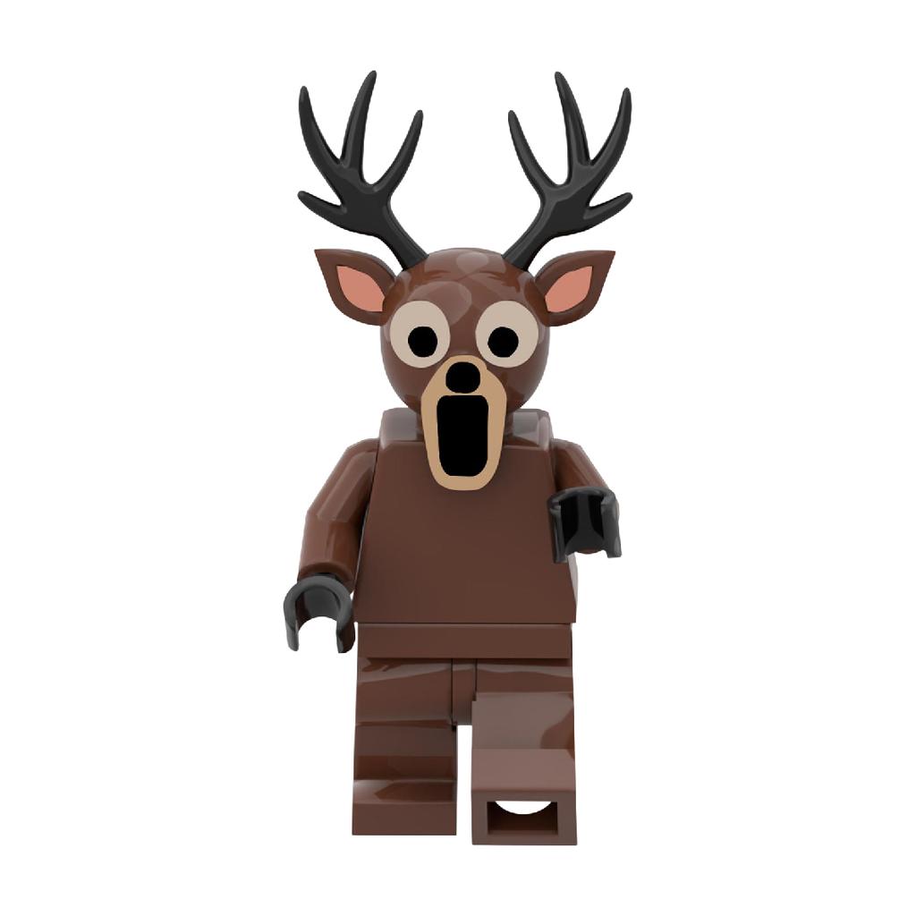 99 Nætter i Skoven Hjort Ugle Geit Monster Anime Figur Byggeklosser Sett Modell Ferdigmonterte Byggeklosser Barneleker