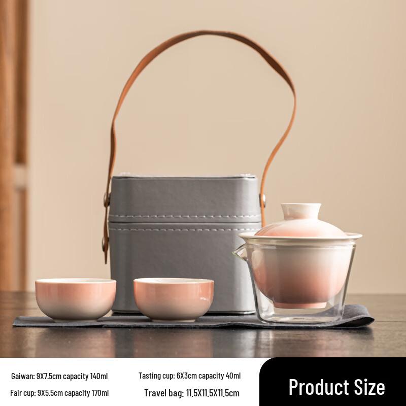 Portable Ceramic Travel Tea Set