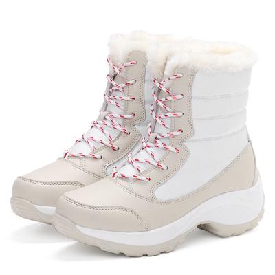 Snow Boots Women's Boots Non-slip Women Winter Boots Fur Warm Ankle Boots For Women Down Waterproof Booties Botas Mujer