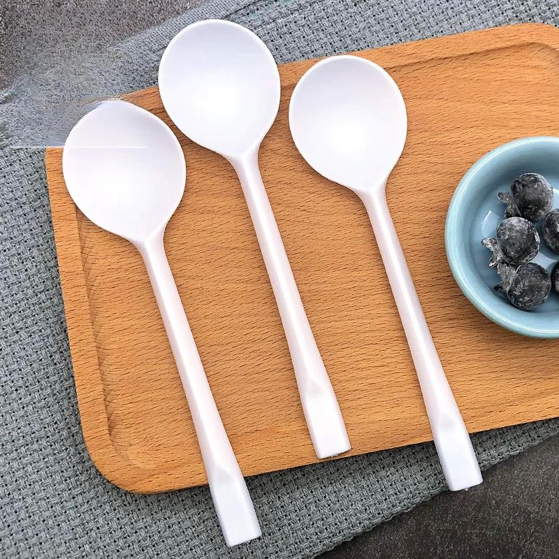 ShiXun Disposable Plastic Dessert Spoons