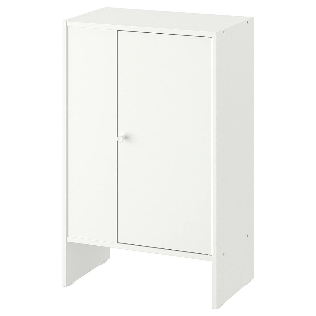IKEA BAGGEBO: Cabinet with Doors, 50x30x80 Cm, White (704.838.82)