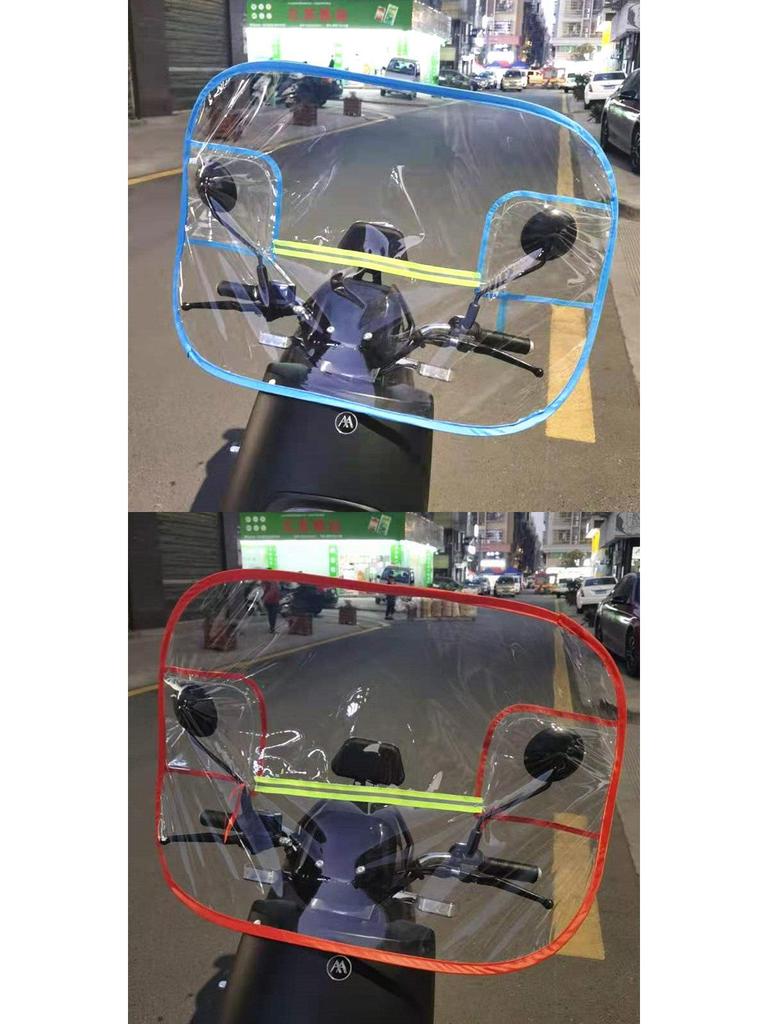 Damen Winter Elektroroller Windschutzscheibe - Transparent, Regendicht, Frontschild zum Fahren