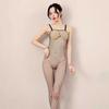 Erotic Lingerie For Sexy Fishnet Crotchless Catsuit Open Crotch Body Stockings Uniform Teddies Bodysuits Mesh Suit Girl