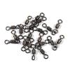 1 Pack Rolling Wirbel Kleinhandelspackung Schwarz Starkes Messing Salzwasserangeln Wirbel #1 #2 #1/0 2/0 3/0