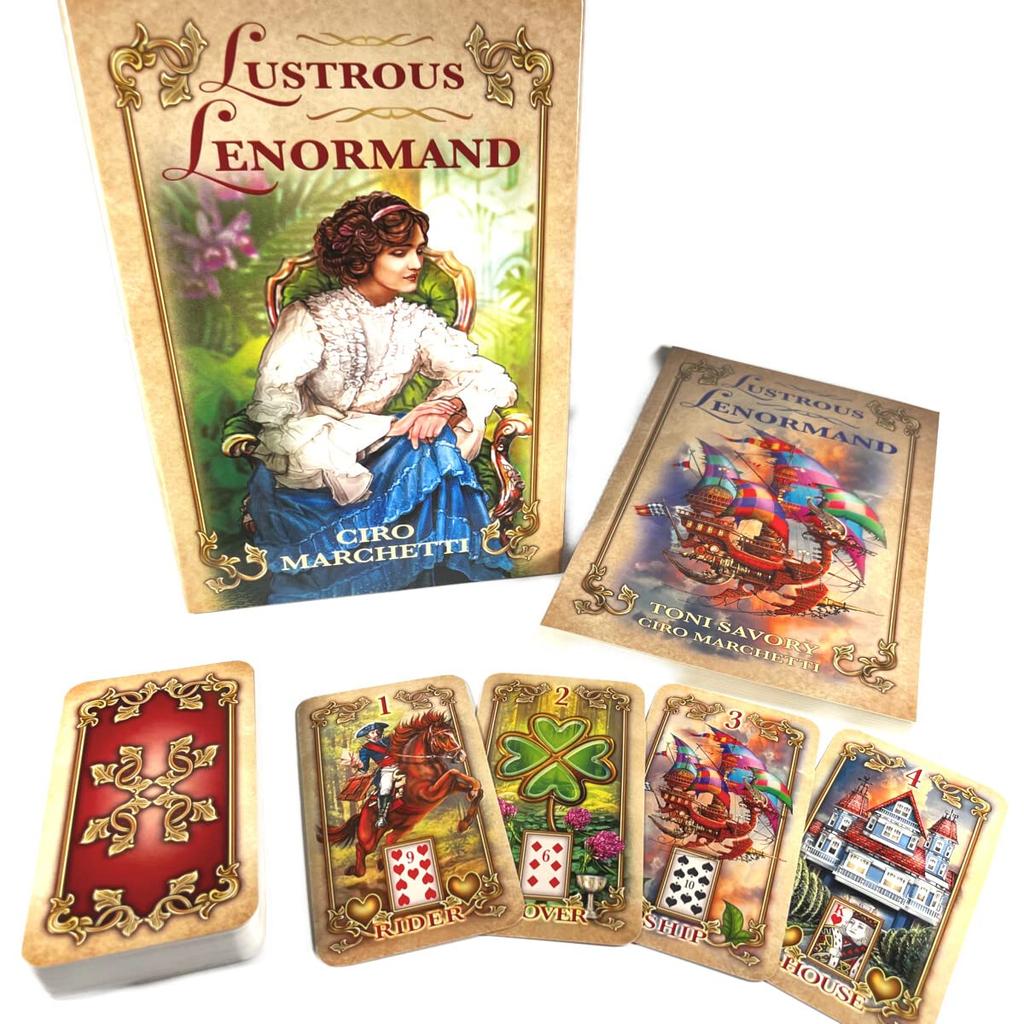 Lenormand Oracle Fortune Telling Lenormand with Japanese Instructions Cards, [Lustrous Cards] [Authentic]