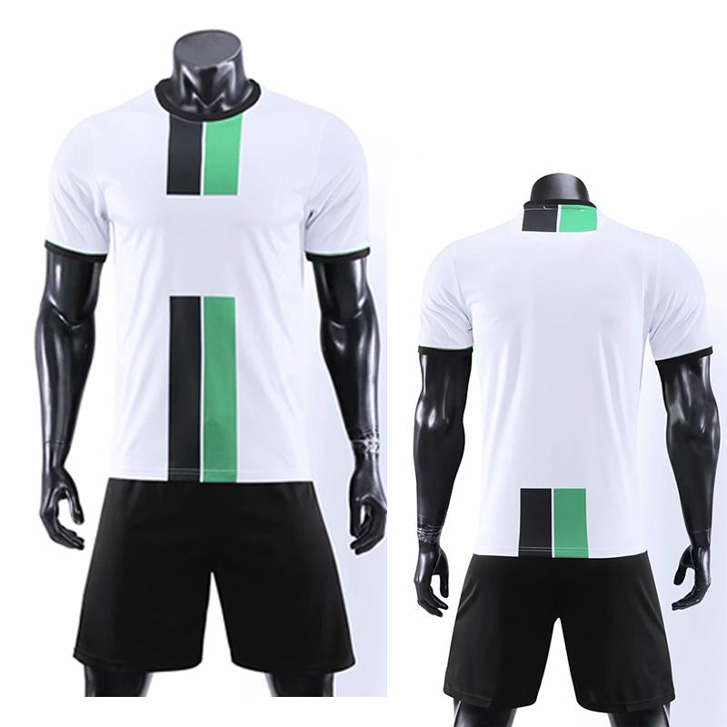 Kids Short Sleeve Blue Soccer Jersey Set Purple Adult Football Uniform Man Green Team Soccer Shirt